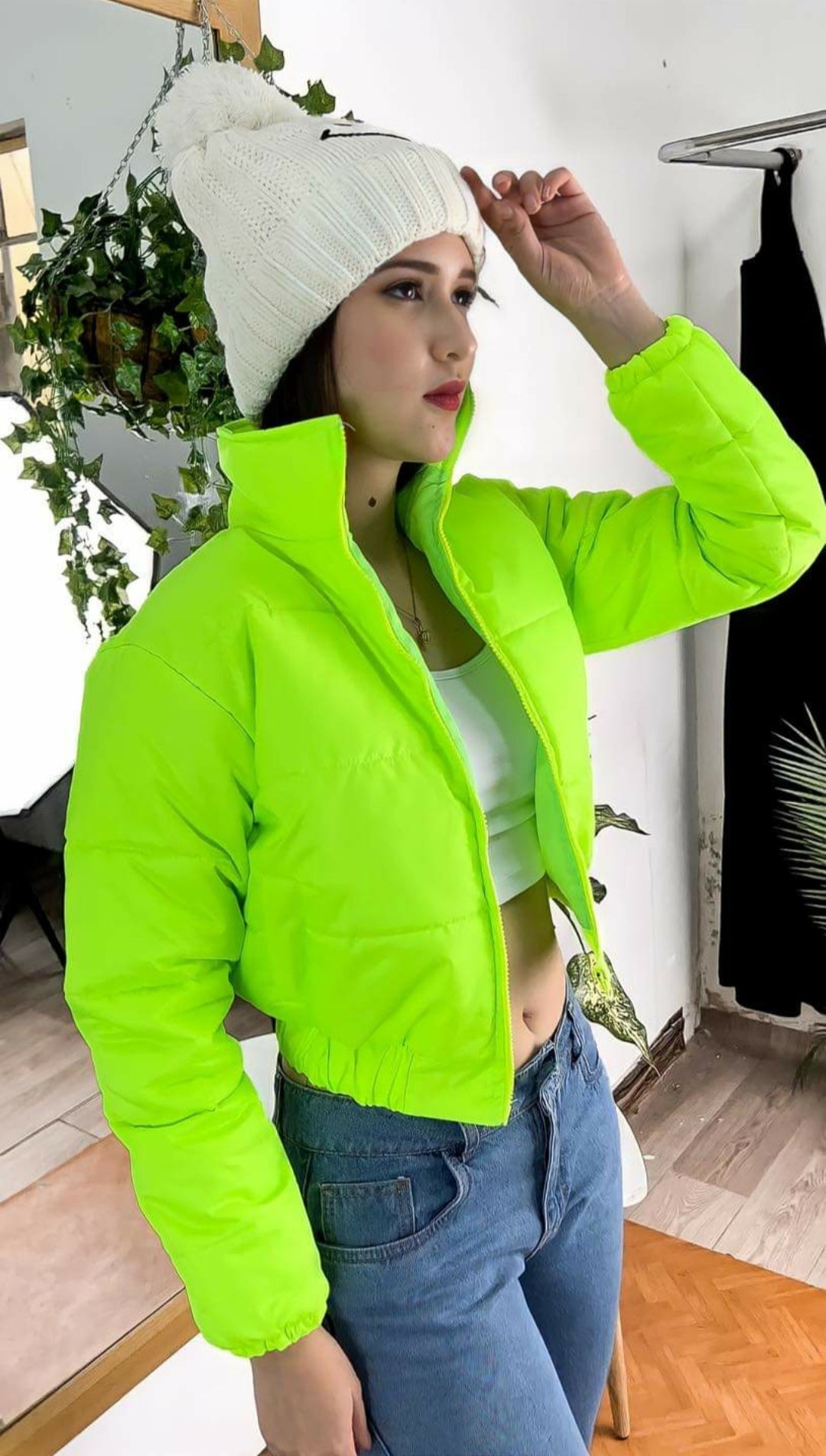 CASACA PUFFER CROP