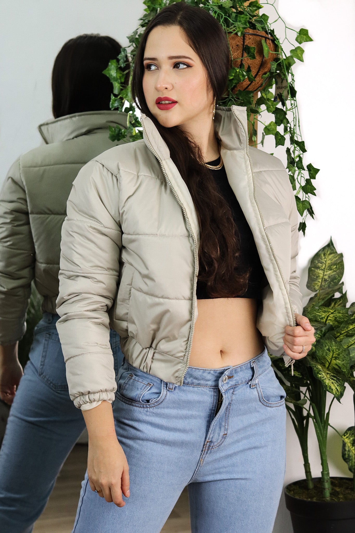 CASACA PUFFER CROP